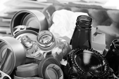 Team of clearance workers preparing for an office removal